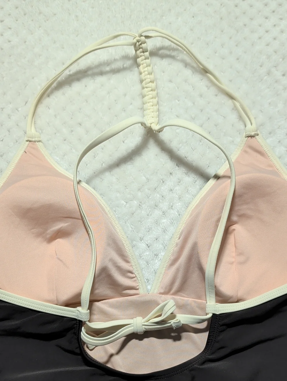 Cupshe Chic One Piece Swimsuit With Alluring Contrast Trim